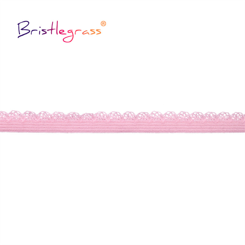 BISTLEGRASS 2 5 10 jards, 3/8 collas, 10 mm Picot Loop, mežģīņu apdare Elastības, dekoratīvas spandeksa lentes Apakšveļa Apakšveļa Šūšana Amatniecība