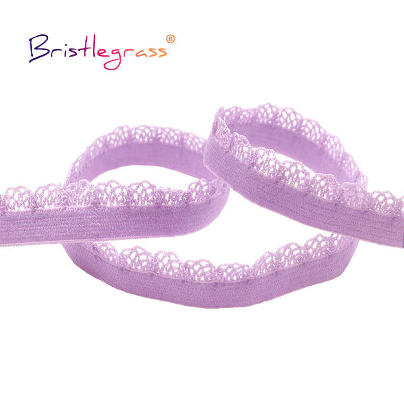 BISTLEGRASS 2 5 10 jards, 3/8 collas, 10 mm Picot Loop, mežģīņu apdare Elastības, dekoratīvas spandeksa lentes Apakšveļa Apakšveļa Šūšana Amatniecība