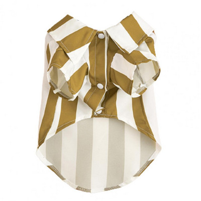 Csinos kisállatruházat Kényelmes kisállatruhák Csíkos öltözködés Kis, közepes kutya kölyök póló ruhák