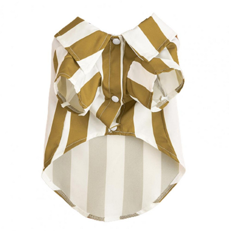 Csinos kisállatruházat Kényelmes kisállatruhák Csíkos öltözködés Kis, közepes kutya kölyök póló ruhák