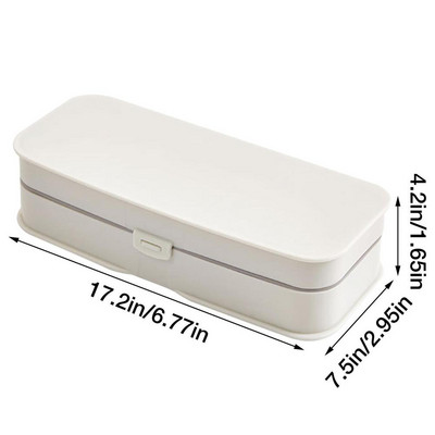 Siuvimo dėžutės organizatorius Kokybiškas nešiojamas dviejų sluoksnių dizaino siuvimo rinkinys Kelioninis siuvimo rinkinys, skirtas naudoti namuose suaugusiems kelionių adatų siūlų rinkinys