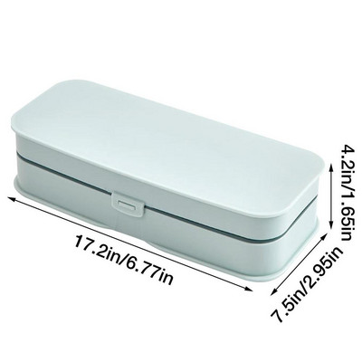 Siuvimo dėžutės organizatorius Kokybiškas nešiojamas dviejų sluoksnių dizaino siuvimo rinkinys Kelioninis siuvimo rinkinys, skirtas naudoti namuose suaugusiems kelionių adatų siūlų rinkinys