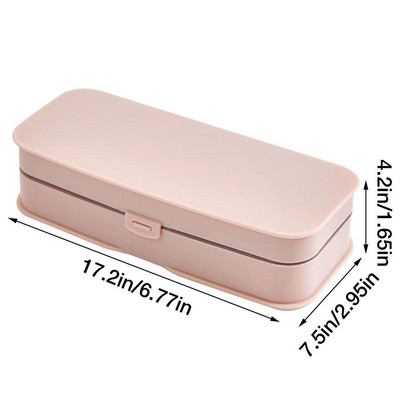 Siuvimo dėžutės organizatorius Kokybiškas nešiojamas dviejų sluoksnių dizaino siuvimo rinkinys Kelioninis siuvimo rinkinys, skirtas naudoti namuose suaugusiems kelionių adatų siūlų rinkinys