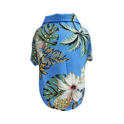 Vasaras mājdzīvnieku apdrukas drēbes suņiem Ziedu pludmales krekls jakas Suņu mētelis kucēnu kostīms kaķis pavasara apģērbs mājdzīvnieku tērpi