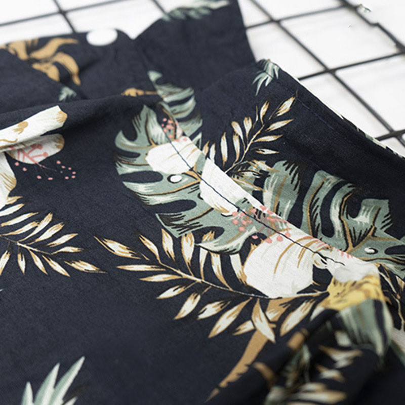 Vasaras mājdzīvnieku apdrukas drēbes suņiem Ziedu pludmales krekls jakas Suņu mētelis kucēnu kostīms kaķis pavasara apģērbs mājdzīvnieku tērpi