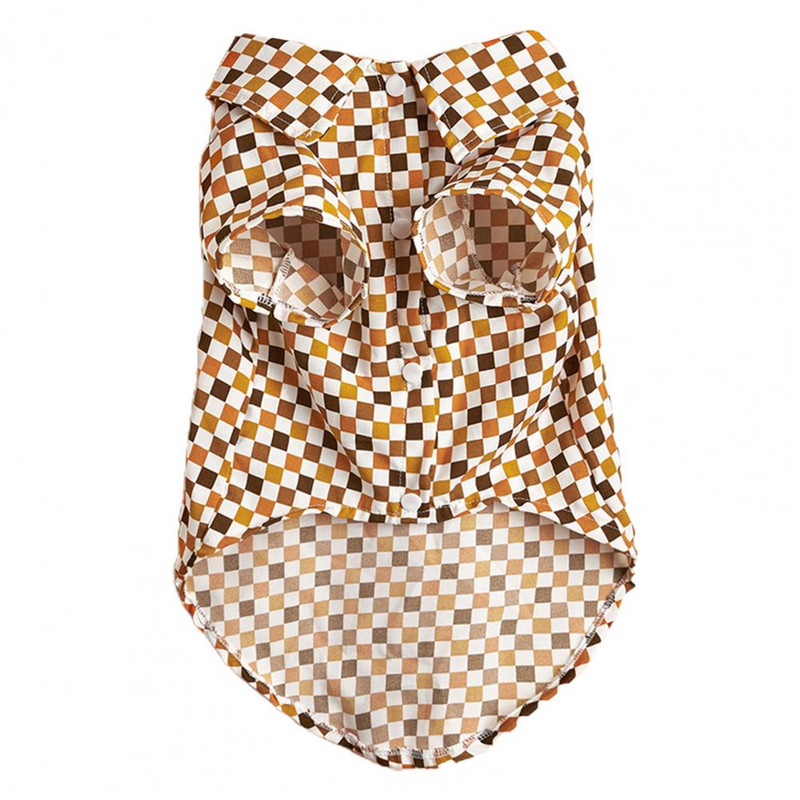 Mājdzīvnieku apģērbi, radoši rūtaini raksti, dekorējoši džemperi, ērti suņu apģērbi brīvā dabā