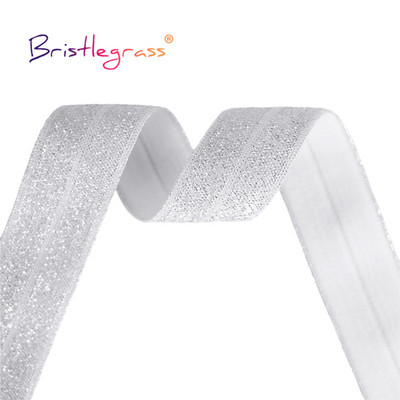 BISTLEGRASS 2 5 10 jards, 3/4 collas, 20 mm sudraba mirdzums, saliekams, elastīgs FOE spandekss, lentes matu kaklasaite, galvas saite.