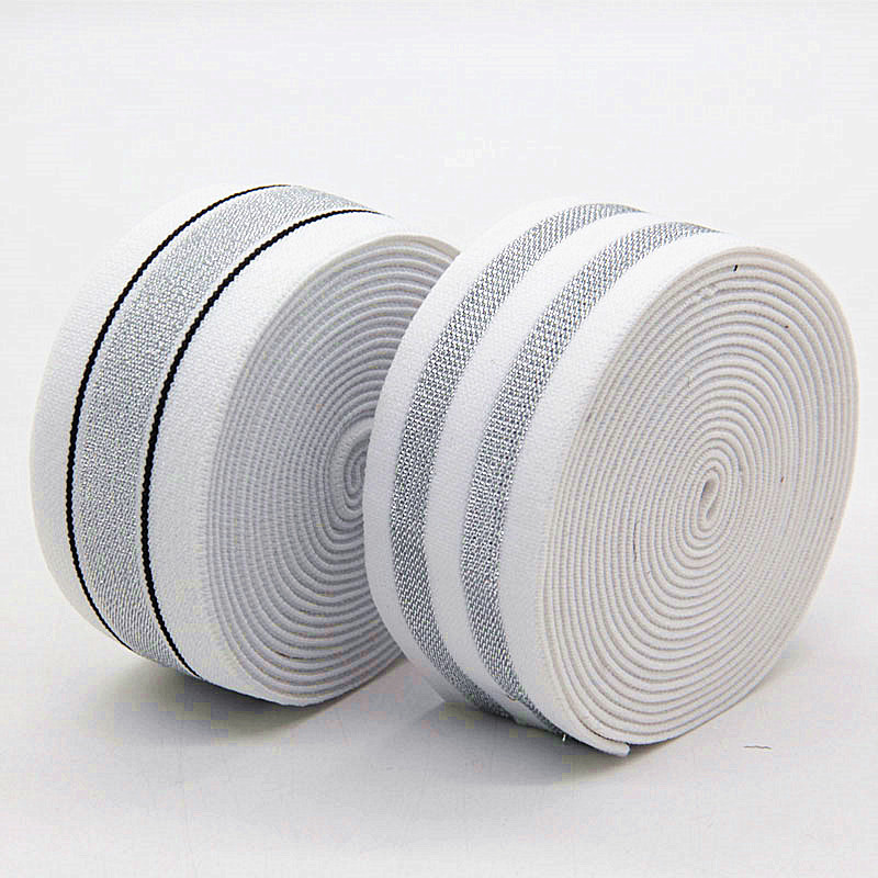 Rugalmas szalag 4 cm Szalag Elasztikus 40 mm Divat Jacquard Leopárd gumiszalag Elasztikus pántok barkácsolás ruhavarró kiegészítőkhöz 1M