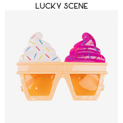 Пластмасов материал Забавни пластмасови очила за парти за рожден ден Фото кабина Реквизит Очила Летни парти принадлежности Сувенири за детско парти S01058