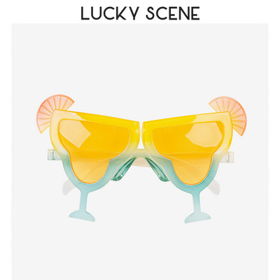 Пластмасов материал Забавни пластмасови очила за парти за рожден ден Фото кабина Реквизит Очила Летни парти принадлежности Сувенири за детско парти S01058