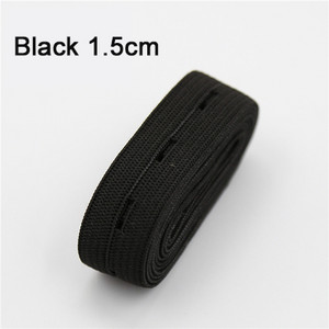 Elastīgās lentes 2 cm grūtniecēm Gumijas lente 20 mm šūšana DIY Materiāls regulējams pogcaurums Bērnu apģērba aksesuārs 1 M