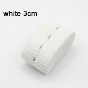 Elastīgās lentes 2 cm grūtniecēm Gumijas lente 20 mm šūšana DIY Materiāls regulējams pogcaurums Bērnu apģērba aksesuārs 1 M