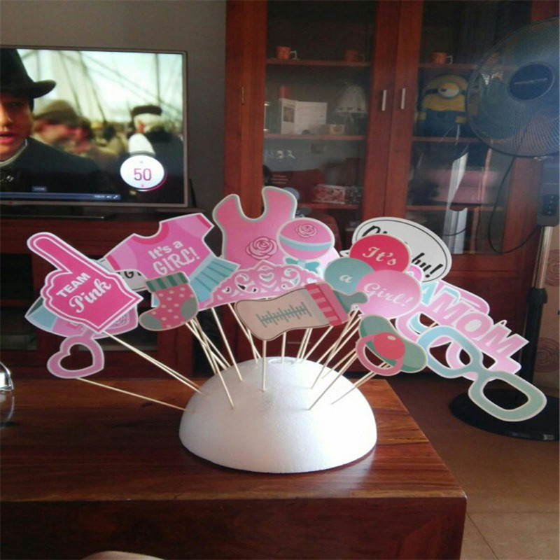 Zēna vai meitenes dzimums, atklāj ballīti Foto kabīne Bērnu dušas dekorēšana Tā ir zēna rekvizītu rāmis Laipni lūgti mājas piederumi