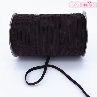 Jaunas 5 jardi/partija 7 mm augstas elastīgās lentes spoles šūšanas lente plakana elastīga aukla, ar rokām darināti šūšanas materiāli