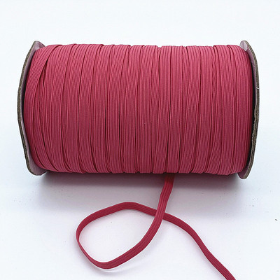 Jaunas 5 jardi/partija 7 mm augstas elastīgās lentes spoles šūšanas lente plakana elastīga aukla, ar rokām darināti šūšanas materiāli