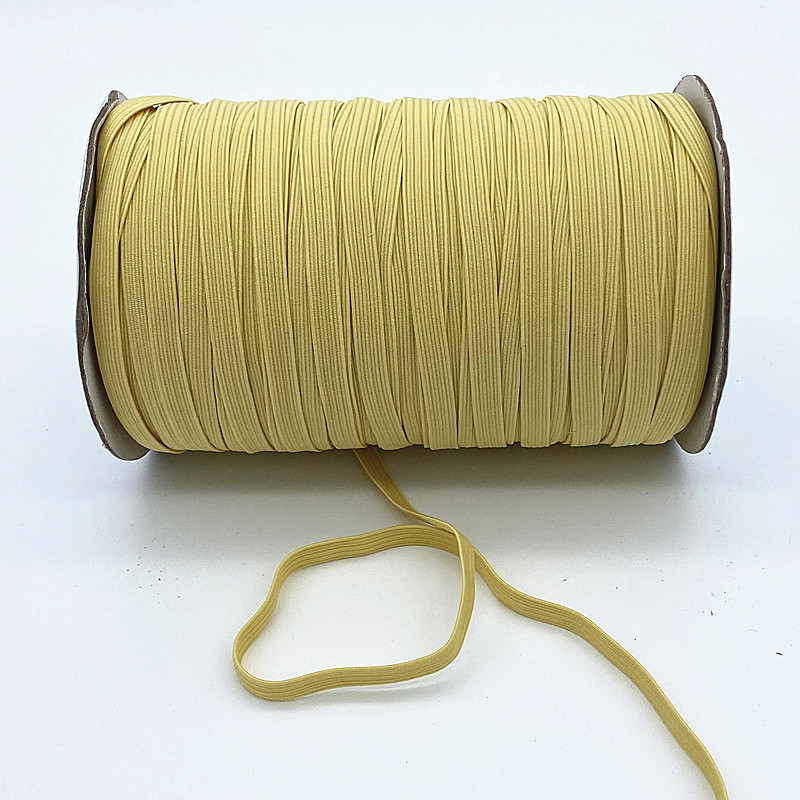 Jaunas 5 jardi/partija 7 mm augstas elastīgās lentes spoles šūšanas lente plakana elastīga aukla, ar rokām darināti šūšanas materiāli