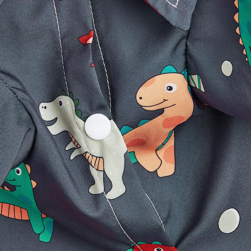 Mājdzīvnieku krekls Karikatūra Dinozauru apdruka Suņu apģērbs Apkakles siksna Vasarā Divkājains Mazs Vidējs Suns Kucēns Kaķis Apģērbs Mājdzīvnieku piederumi