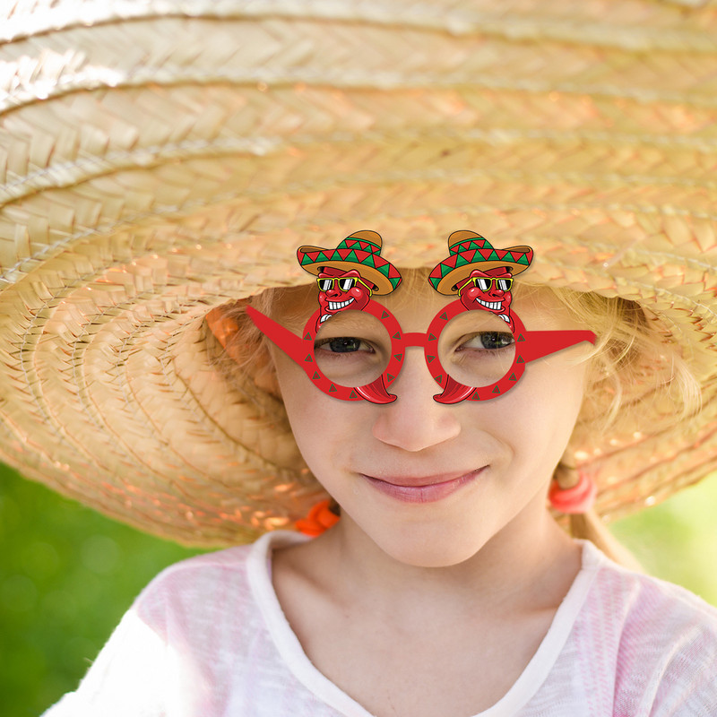 Комплект декорации за парти с мексиканско тако Реквизит за фото кабина за рожден ден на Cinco De Mayo Консумативи за декорация на мексикански карнавал