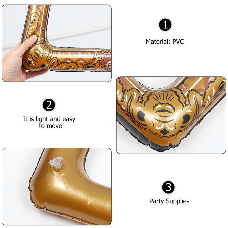 Fotoattēlu rāmis kabīne piepūšamā rekvizīta pašbilde ballītei izlaiduma attēlu piedurkņu rekvizīti Kastītes ēnas absolventu piederumu kolekcija