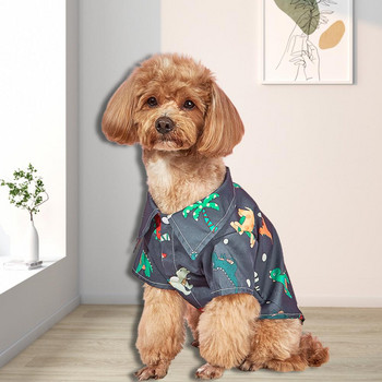 Κουμπί πουκάμισου για κατοικίδια Ρούχα για κατοικίδια Μικρά μεσαία ρούχα για κουτάβια για σκύλους