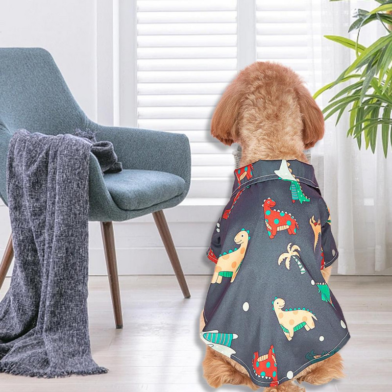 Κουμπί πουκάμισου για κατοικίδια Ρούχα για κατοικίδια Μικρά μεσαία ρούχα για κουτάβια για σκύλους