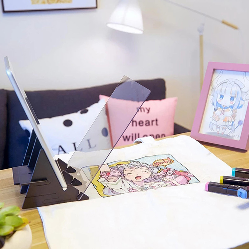 Eskizų vedlio sekimo braižybos lentos optinio piešimo projektoriaus tapyba