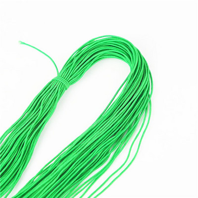 21 jards 1 mm krāsaini augstas kvalitātes apaļa elastīga lente Apaļa elastīga virve Gumijas josla elastīga līnija DIY šūšanas piederumi