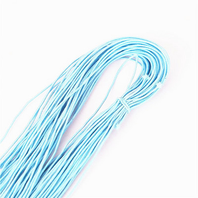 21 jards 1 mm krāsaini augstas kvalitātes apaļa elastīga lente Apaļa elastīga virve Gumijas josla elastīga līnija DIY šūšanas piederumi