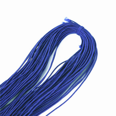 21 jards 1 mm krāsaini augstas kvalitātes apaļa elastīga lente Apaļa elastīga virve Gumijas josla elastīga līnija DIY šūšanas piederumi