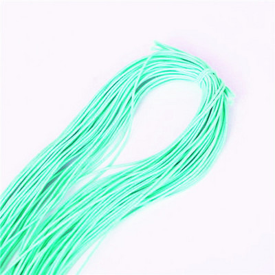 21 jards 1 mm krāsaini augstas kvalitātes apaļa elastīga lente Apaļa elastīga virve Gumijas josla elastīga līnija DIY šūšanas piederumi