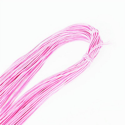 21 jards 1 mm krāsaini augstas kvalitātes apaļa elastīga lente Apaļa elastīga virve Gumijas josla elastīga līnija DIY šūšanas piederumi