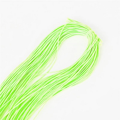 21 jards 1 mm krāsaini augstas kvalitātes apaļa elastīga lente Apaļa elastīga virve Gumijas josla elastīga līnija DIY šūšanas piederumi