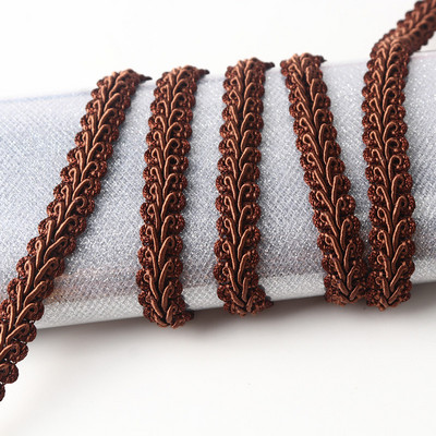 12Mm Simtkāja mežģīņu lente Austs Pīts Mežģīņu šūšana Apģērbu Aksesuāri Izliektas mežģīnes Diy Craft Kāzu Dekorācija 5M