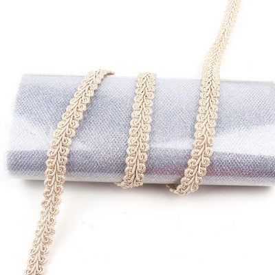 12Mm Simtkāja mežģīņu lente Austs Pīts Mežģīņu šūšana Apģērbu Aksesuāri Izliektas mežģīnes Diy Craft Kāzu Dekorācija 5M