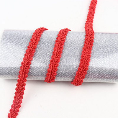 12Mm Simtkāja mežģīņu lente Austs Pīts Mežģīņu šūšana Apģērbu Aksesuāri Izliektas mežģīnes Diy Craft Kāzu Dekorācija 5M