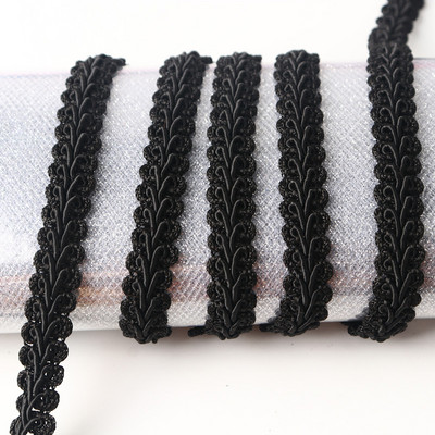 12Mm Simtkāja mežģīņu lente Austs Pīts Mežģīņu šūšana Apģērbu Aksesuāri Izliektas mežģīnes Diy Craft Kāzu Dekorācija 5M