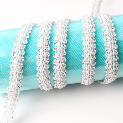 12Mm Simtkāja mežģīņu lente Austs Pīts Mežģīņu šūšana Apģērbu Aksesuāri Izliektas mežģīnes Diy Craft Kāzu Dekorācija 5M