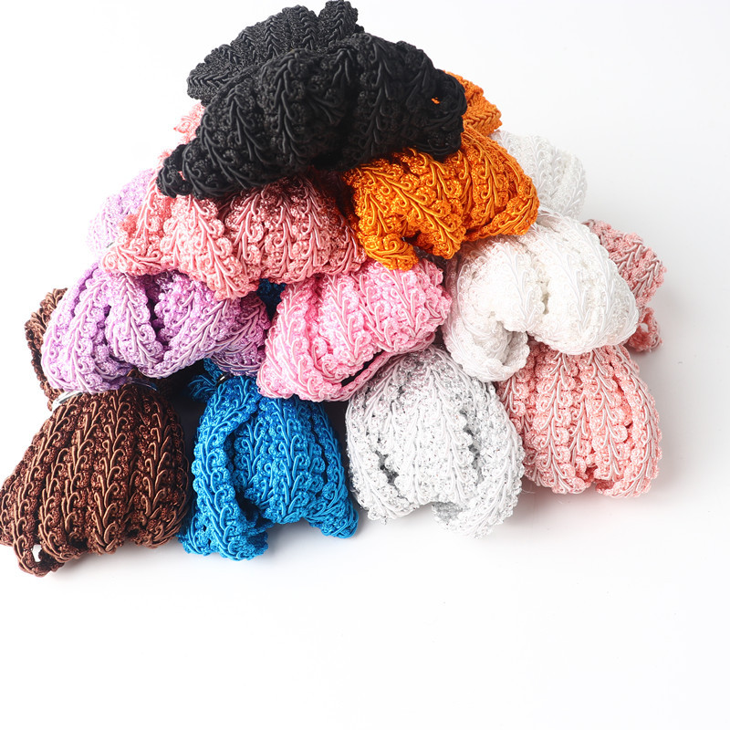 12Mm Simtkāja mežģīņu lente Austs Pīts Mežģīņu šūšana Apģērbu Aksesuāri Izliektas mežģīnes Diy Craft Kāzu Dekorācija 5M