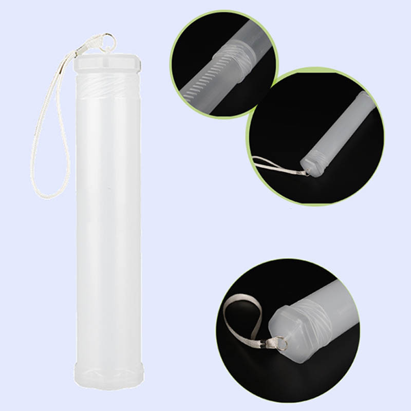 Reguliuojamas sulankstomas rašiklio laikiklis Plastikiniai studentų reikmenys Skaidrus nešiojamas plonas rašiklio laikiklio pieštuko dėklas