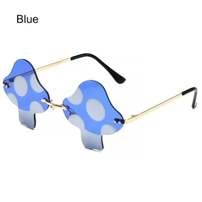 Vicces, szabálytalan gomba alakú napszemüvegek nőknek Férfi Divat Születésnapi Party Cosplay szemüvegek Photo Prop Halloween Dekoráció