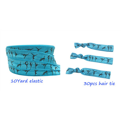 Sporta elastīga lente, 10 jardi, 15 mm volejbols beisbols futbols, baleta apdruka, pārlokama elastīga siksna, šūšanas amatniecības piederumi