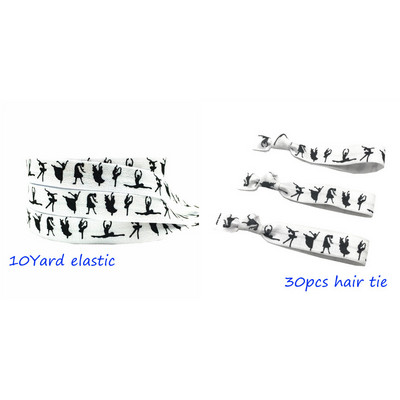 Sporta elastīga lente, 10 jardi, 15 mm volejbols beisbols futbols, baleta apdruka, pārlokama elastīga siksna, šūšanas amatniecības piederumi