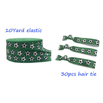 Sporta elastīga lente, 10 jardi, 15 mm volejbols beisbols futbols, baleta apdruka, pārlokama elastīga siksna, šūšanas amatniecības piederumi