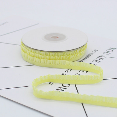 5 Yards 1CM Egyetlen üreges csipke rugalmas szegélyszalag haj masnikhoz Barkács kézműves Kézzel készített ruházat Cipők Zokni Kiegészítők Kellékek