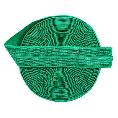 5 jardi 15 mm vienkrāsains, spīdīgs FOE salokāms elastīgs lentes matu lentes Galvas lentes Kleitas dekorēšana DIY šūšanas piederumi