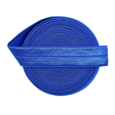 5 jardi 15 mm vienkrāsains, spīdīgs FOE salokāms elastīgs lentes matu lentes Galvas lentes Kleitas dekorēšana DIY šūšanas piederumi