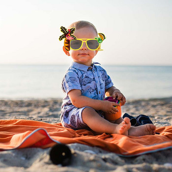 1бр Хавайски слънчеви очила за парти на плажа Забавни слънчеви очила с фламинго и ананас Хавайски летен фестивал Парти очила Консумативи за деца