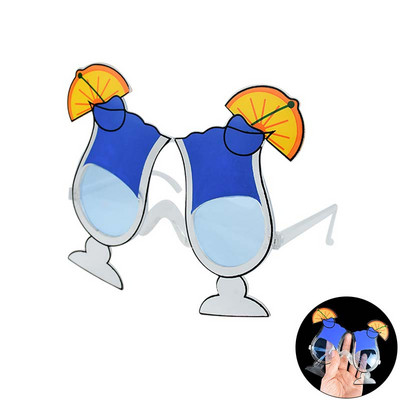 1kom Hawaii Beach Party sunčane naočale Smiješne flamingo sunčane naočale s ananasom Hawaiian Summer Festival Party naočale za djecu