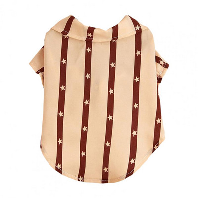 Stilīgs kucēnu krekls suns, mīksts krekls ar apdruku Vasaras suņu drēbes, elpojošs pārsējs