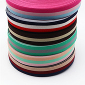 5m ριγέ ελαστικό λουράκι 25mm Χρώμα Επίπεδο ελαστικό σχοινί Ελαστικό παντελόνι Ζώνη μέσης Είδη χειροτεχνίας Ρούχα Αξεσουάρ ραπτικής